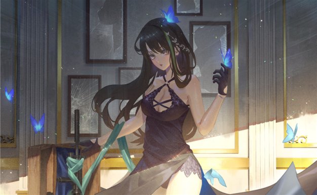 P站画师CIRILLA作品图包合集 泳装蕾丝黑丝大长腿少女pid10748940[626M]