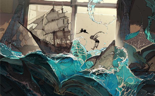 P站画师ポ～ン/出水ぽすか作品集原画插画壁纸-幻想世界童话风[1041P]