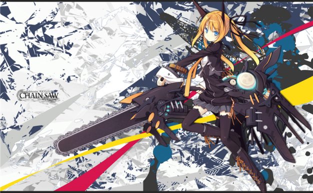 动漫各类武器娘壁纸图包原画插画素材P站同人图合集