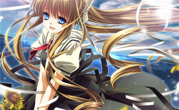 AIR角色神尾观铃壁纸图包原画插画素材P站同人图合集动漫图