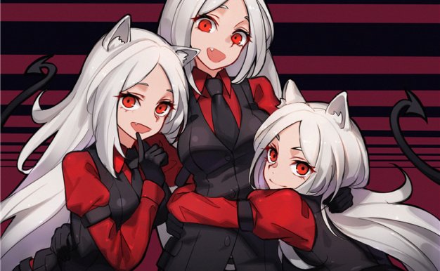 地狱把妹王Helltaker壁纸图包原画插画素材P站同人图[1160P]