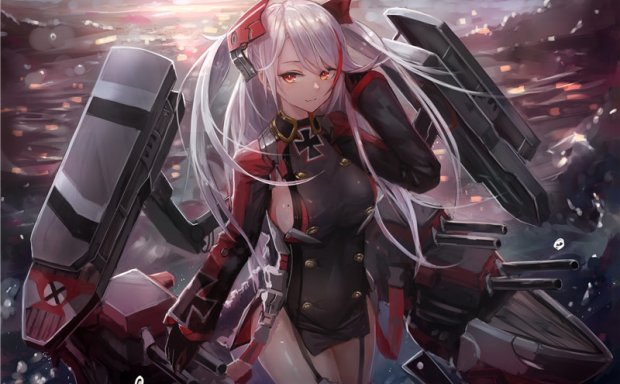 碧蓝航线欧根亲王壁纸图包原画插画素材p站同人图合集