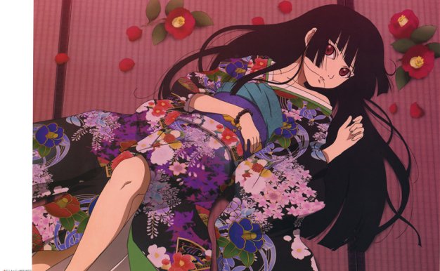 动漫地狱少女官方插画集 镜花水月