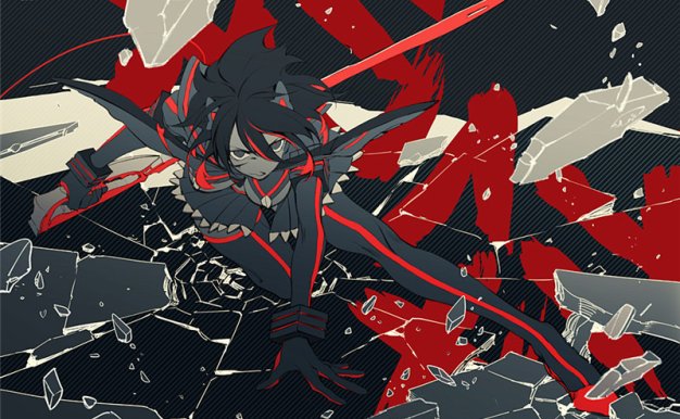 动漫斩服少女壁纸图包原画插画素材P站同人图合集