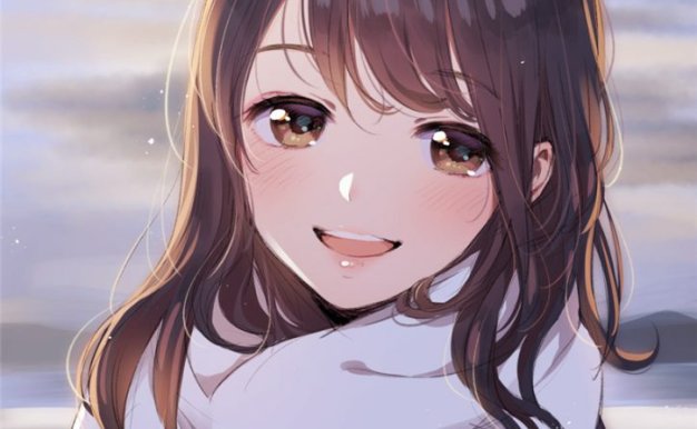 二次元围巾少女壁纸图包原画插画素材P站同人图合集