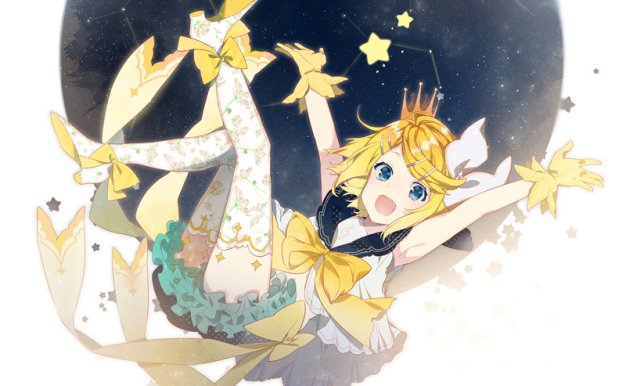 虚拟歌姬镜音铃壁纸图包原画插画素材P站同人图合集