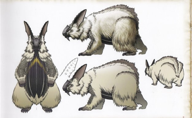 游戏怪物猎人相关设定线稿图集