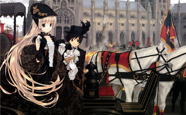 动漫GOSICK壁纸图包原画插画素材P站同人图合集