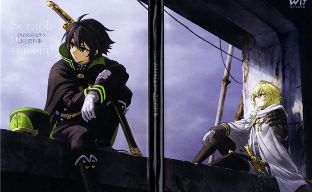 终结的炽天使原画设定集线稿画集