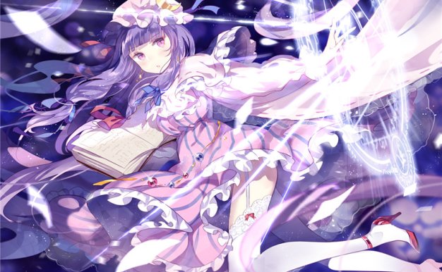 东方project帕秋莉壁纸图包原画插画素材P站同人图合集