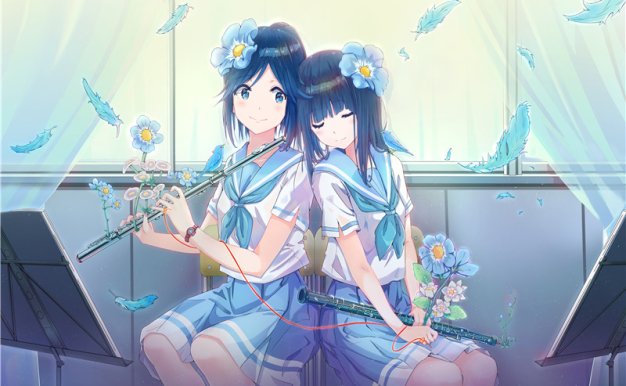 动漫利兹与青鸟壁纸图包原画插画素材P站同人图合集