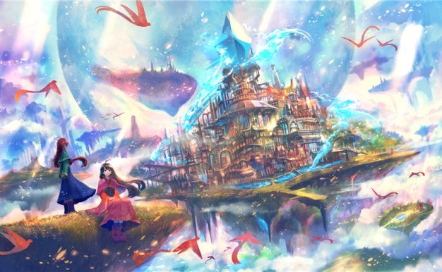 P站画师防人作品图包合集 梦幻场景原画插画 pid211515