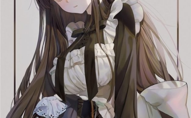 二次元插画领结少女服饰壁纸图包原画插画素材P站同人图合集