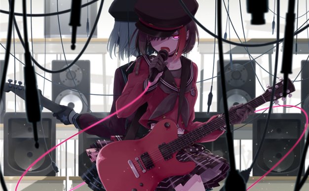 BanG Dream美竹兰壁纸图包原画插画素材P站同人图合集