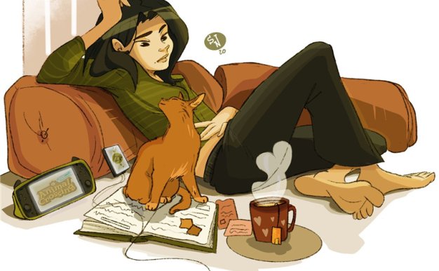 意大利画家kyriah作品图包合集 欧美卡通Q版风格