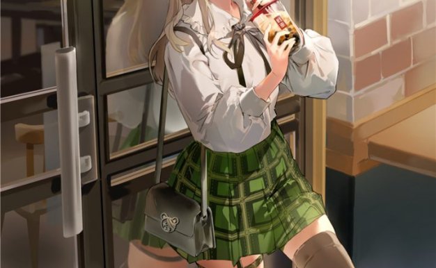 动漫少女与战车壁纸图包原画插画素材P站同人图合集