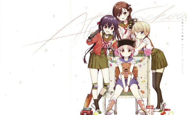 日本插画师千葉サドル学园孤岛After School画集