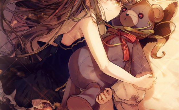 动漫二次元萌系洋娃娃布娃娃玩偶与少女壁纸图包原画插画素材P站同人图合集