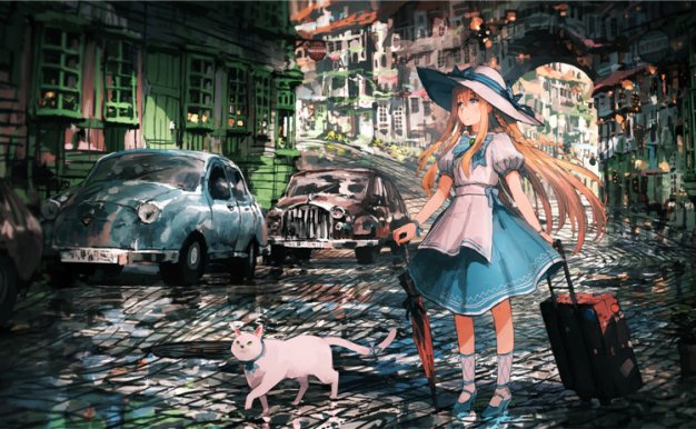 P站画师ジャン・ポポ插画原画作品合集 灵动幻想世界风 pid455626