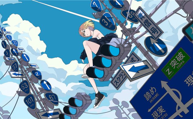 P站画师トーコ插画原画作品合集 海洋天空幻想场景pid8356367
