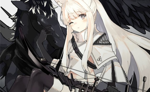 明日方舟白金壁纸图包原画插画素材P站同人图合集