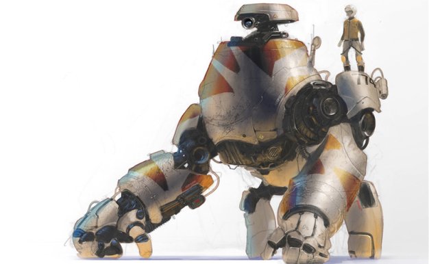 美国设计师Colie Wertz各类机器人机甲飞行器原画设计