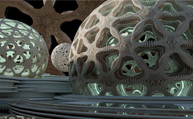 荷兰画师Leon Tukker场景原画插画作品合集 未来酷炫建筑