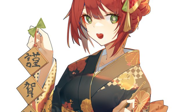 P站pixiv2021年元旦牛年新年贺图