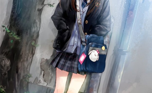 日系校园西式制服动漫校服图集原画壁纸