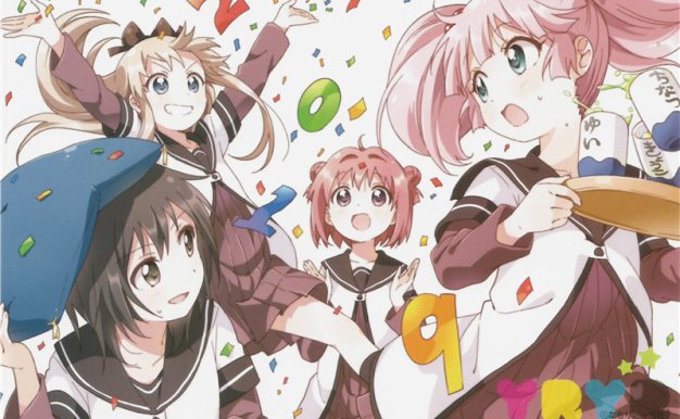 动漫摇曳百合官方2019-2021日历插画