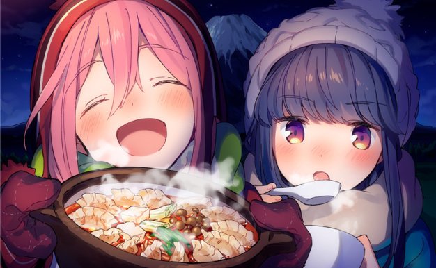 动漫摇曳露营p站同人图集原画插画壁纸图片素材