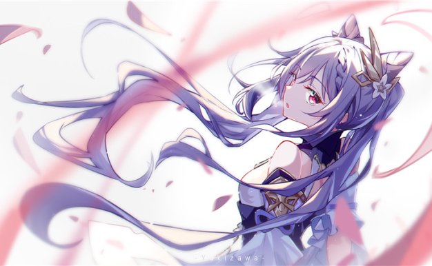 原神角色刻晴同人图集插画壁纸图片素材