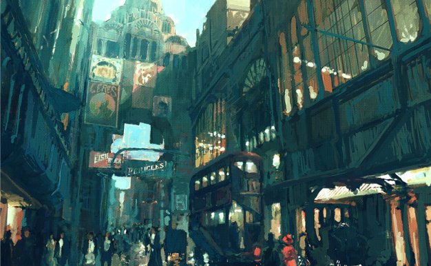 artstation画师Pete Amachree城市场景概念CG原画插画壁纸素材