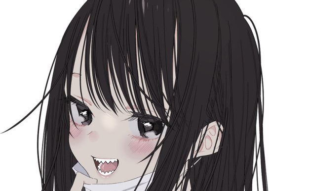 二次元插画尖牙齿角色主题图集插画原画壁纸