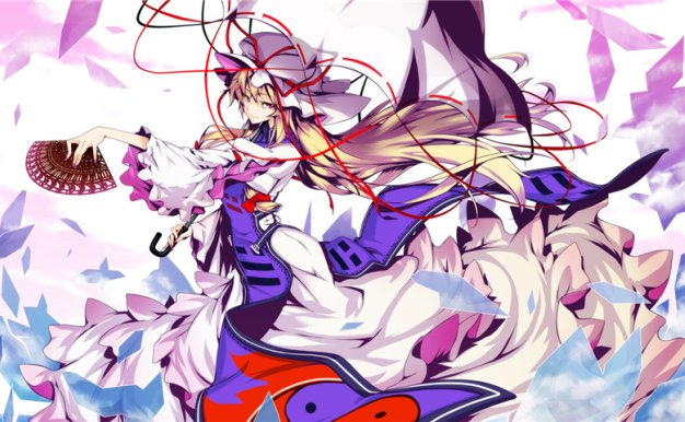 东方project系列人物八云紫同人图集原画插画高清壁纸图片素材