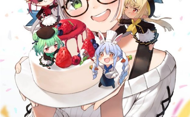 虚拟主播vtuber白银诺艾尔同人图集插画原画高清壁纸美术图片素材