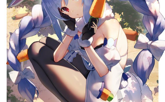 虚拟主播vtuber兔田佩克拉兔娘p站同人图集插画画集原画图片素材