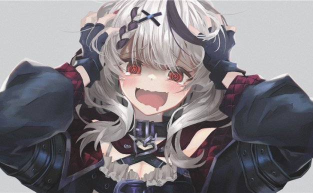 动漫二次元画集圈圈眼少女插画原画手机电脑壁纸图片素材美术资料