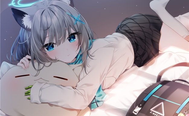 游戏碧蓝档案同人图集原画插画超清壁纸p站pixiv画集美术图片素材