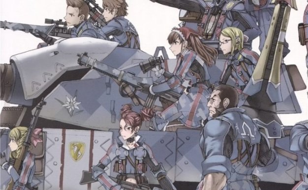 游戏战场女武神1-4人物设定集画集线稿原画图片素材美术设计参考