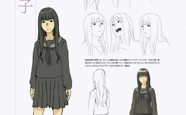 动画hack/世界的彼方hack/Versus人物设定资料画集线稿设计素材