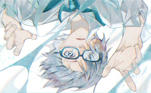 日系韩系插画眼镜帅哥美男子图集高清壁纸插画美术绘画图片素材