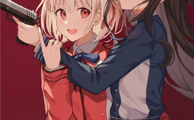 动漫莉可丽丝Lycoris Recoil千束泷奈图集原画插画壁纸图片素材