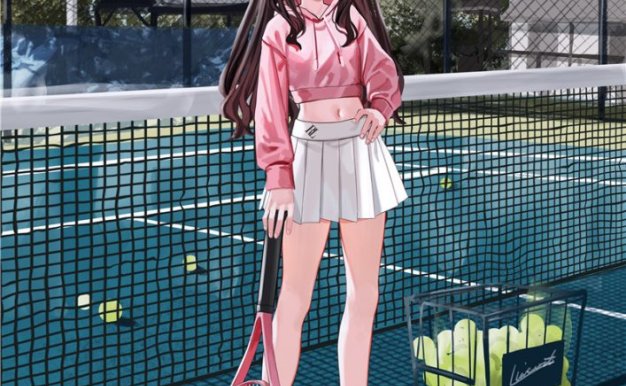 动漫网球运动少女主题图集原画插画高清壁纸画集图片素材美术资料