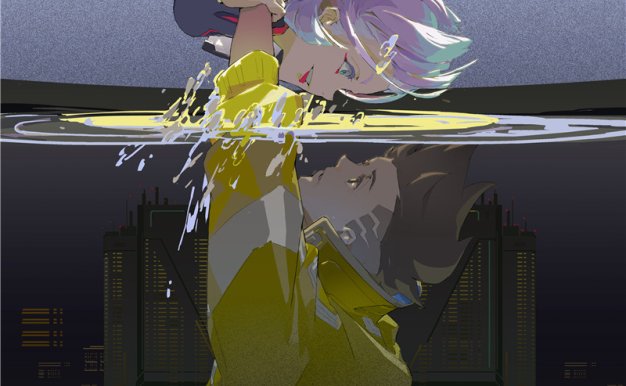 动漫赛博朋克边缘行者同人图集高清超清壁纸插画原画美术图片素材