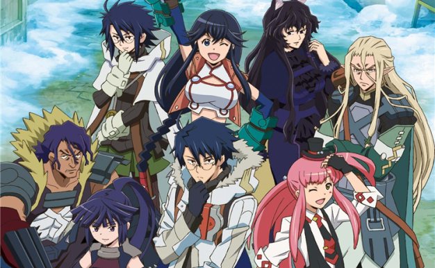 动漫记录的地平线动画设定集资料画集人物场景设计线稿图片素材