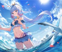 【专题】动漫泳装少女壁纸图包原画插画素材同人图合集vol.15