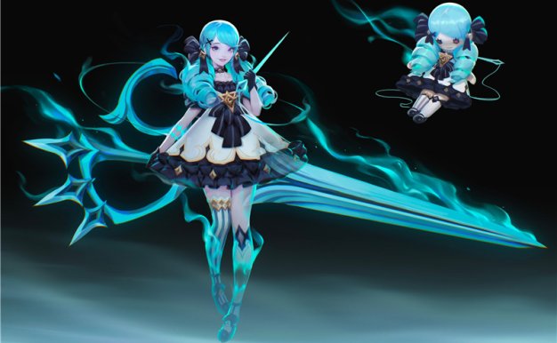 格温英雄联盟人物LOL角色高清图集壁纸二创作品原画插画图片素材