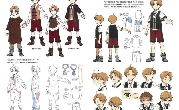 无职转生BD特典画集-無職転生 ~異世界行ったら本気だす~ Blu-ray Chapter 1-4 初回生産限定特典 特製ブックレット