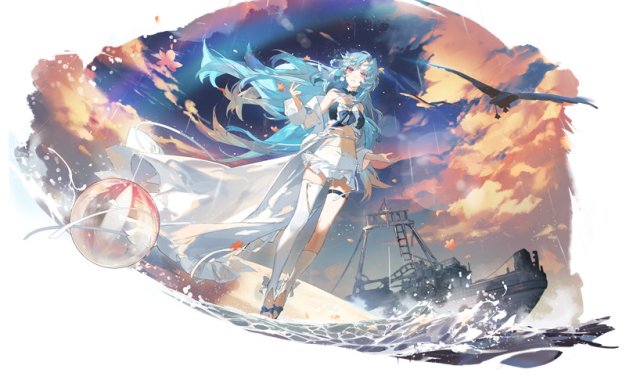 白夜极光角色PNG立绘游戏CG背景图片素材(含国服、日服)